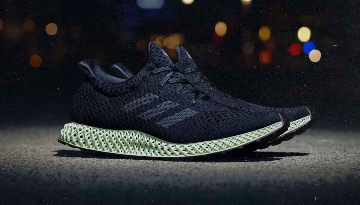 The first Adidas sneakers with a 3D printed component: a midsole