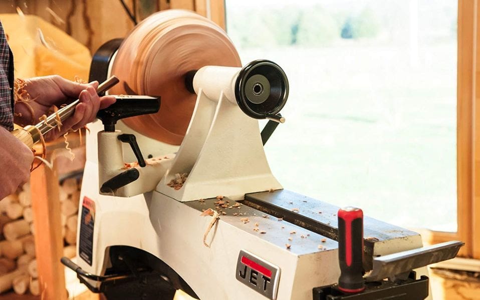 Modern wood-turning lathes are identical to ancient ones, except they have motors