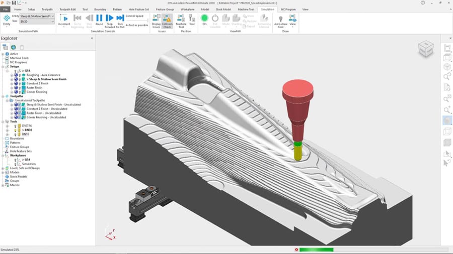 PowerMill is a powerful plug-in that supports third-party file formats