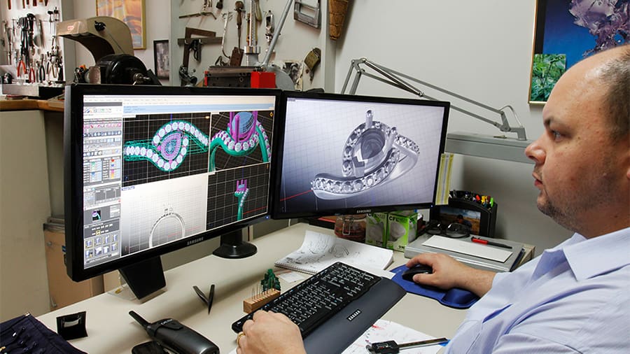 Jewelry designs have gained a lot with 3D printing process, but at the expense of having to learn all of them