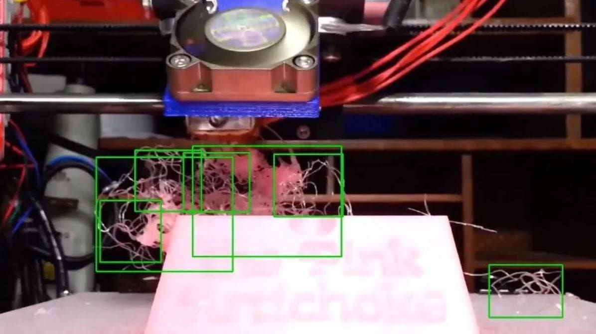 TSD detects spaghetti and other print failures with AI
