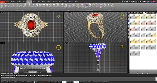 RhinoGold's stone-cutting tools let you set your gems however you want