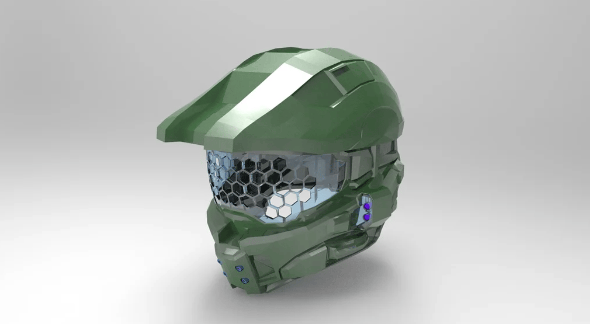 Emulate your in-game persona with this full-sized replica of Master Chief's helmet