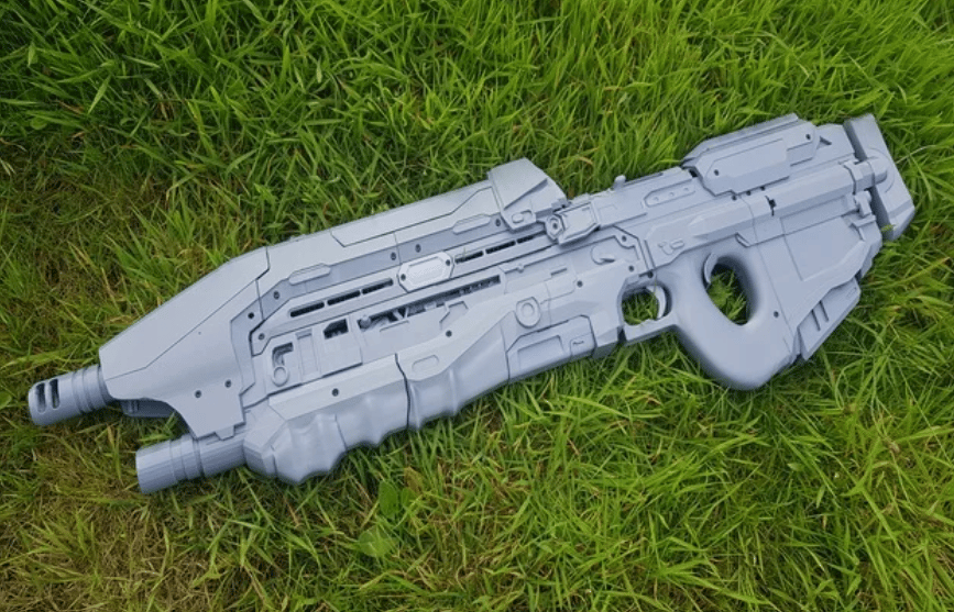 The MA5B assault rifle was a successful weapon designed by humans.
