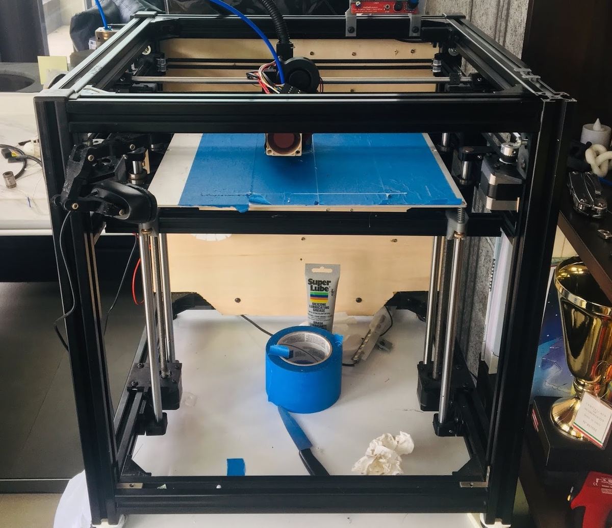 A Hypercube build in progress