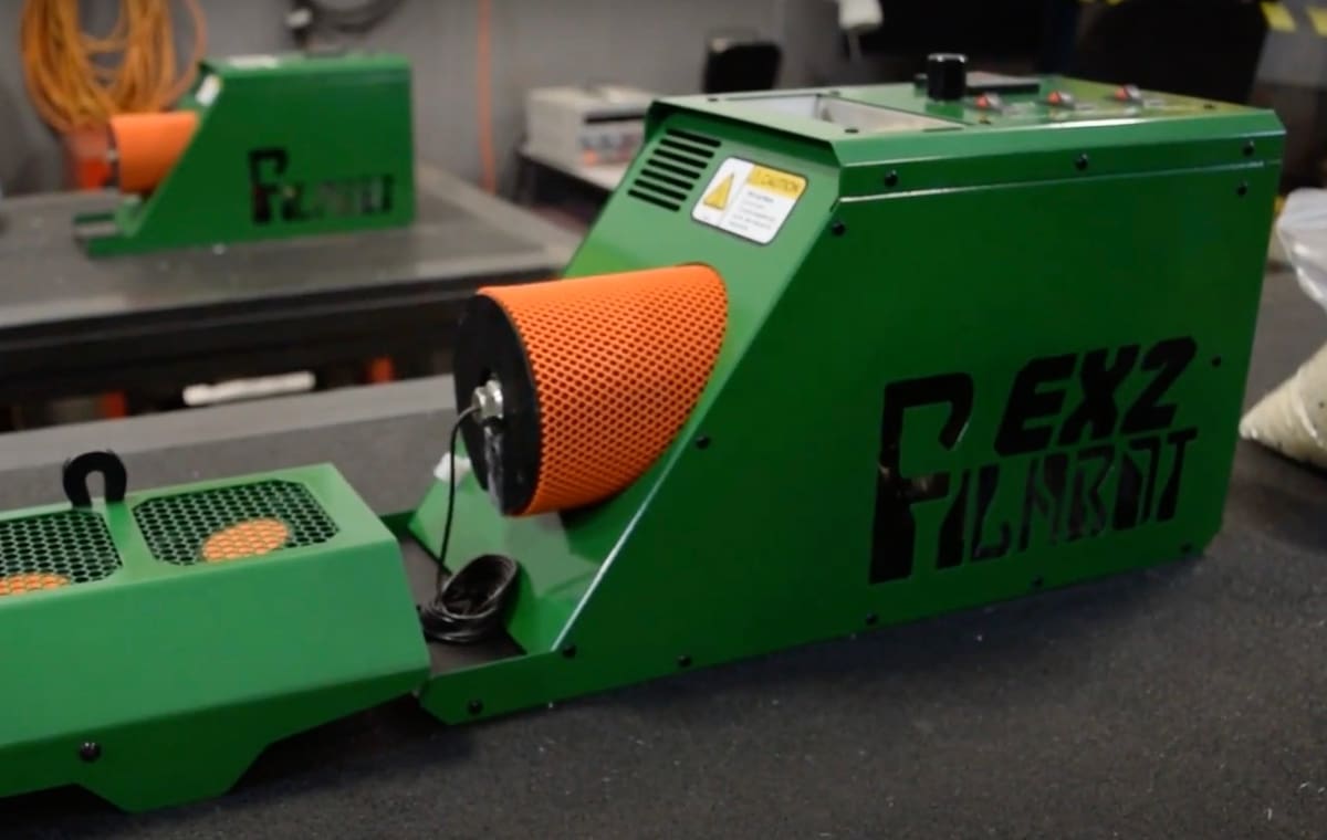 Shaping melted pellets into filament is the main event in filament production