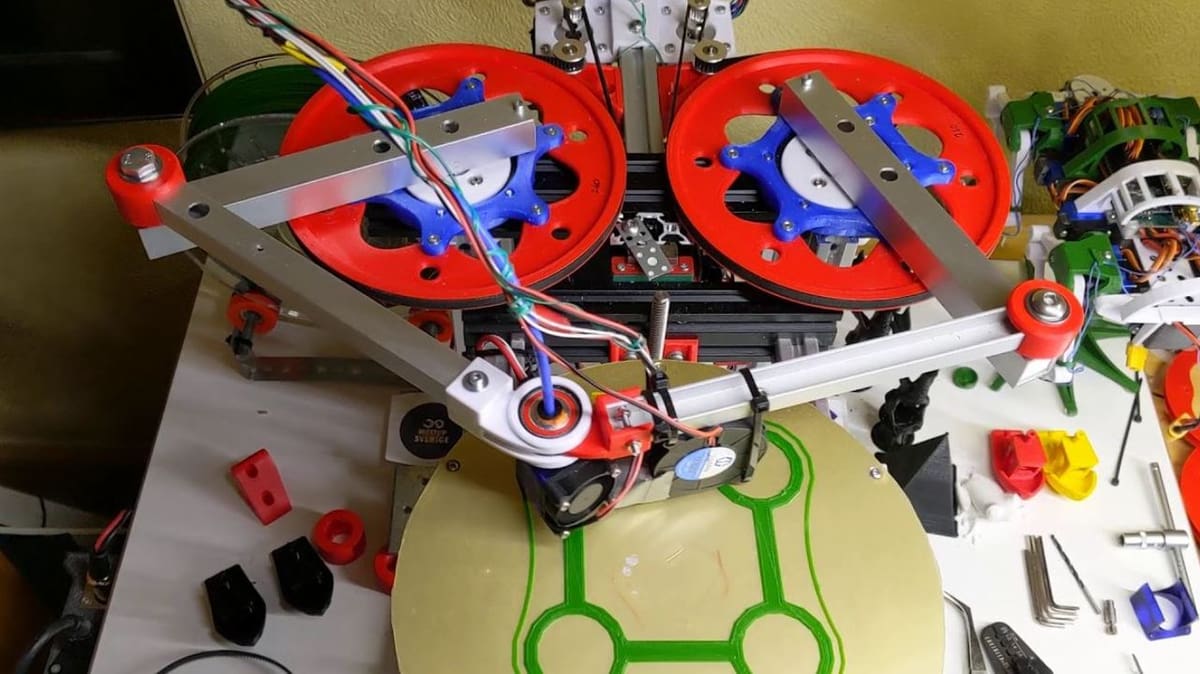 SCARA technology as introduced to 3D printing in 2013