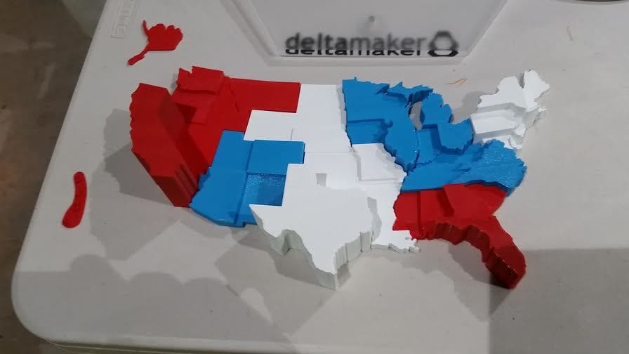 Appreciate the state populations and their relative number of electoral votes