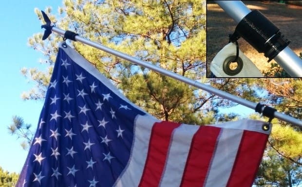 Let your flag fly this November with these no furl flag collars