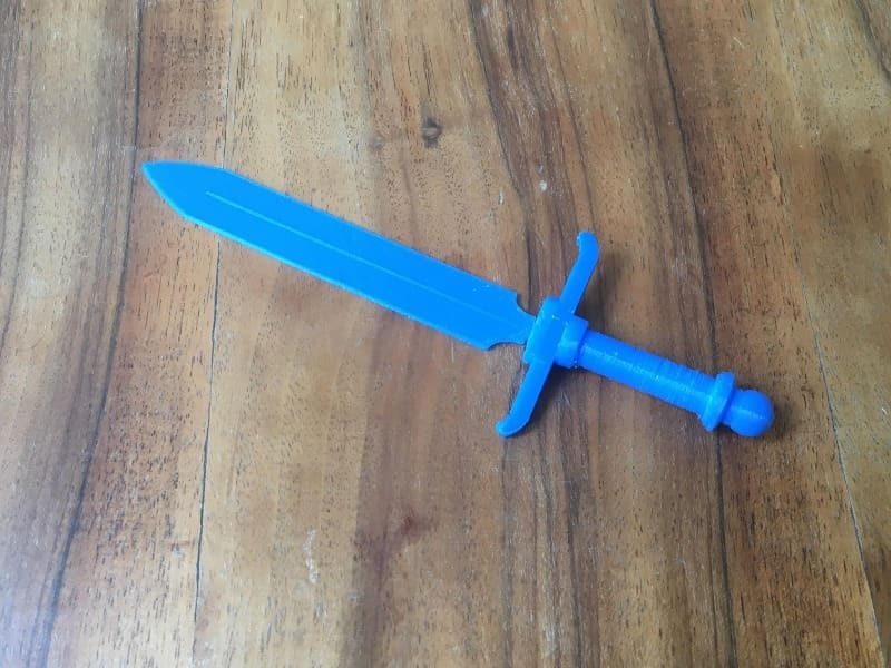 Trunks and Gohan both wielded the Legendary Z Sword when training