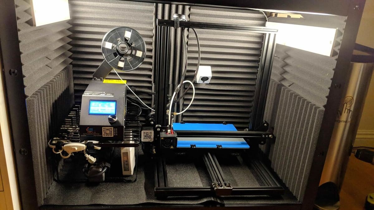 Enclosing your printer will help cut down on the emissions you'll be exposed to