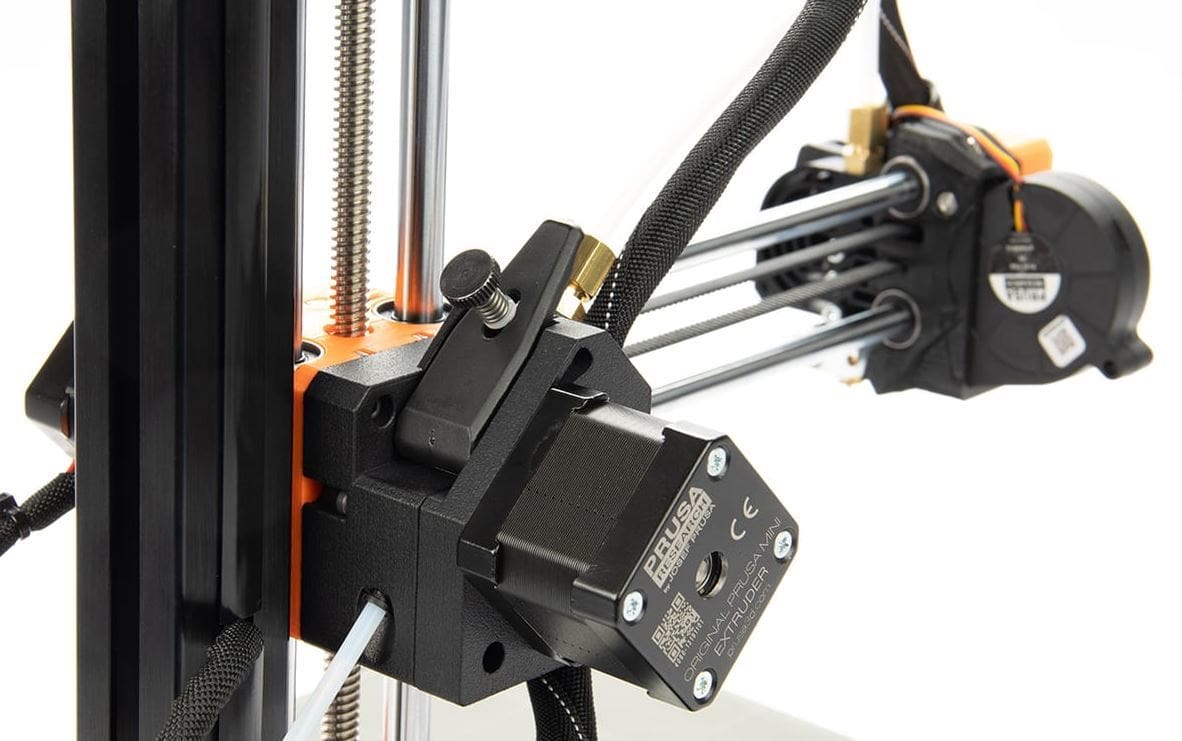 BondTech's Prusa Mini extruder has a quick-release lever