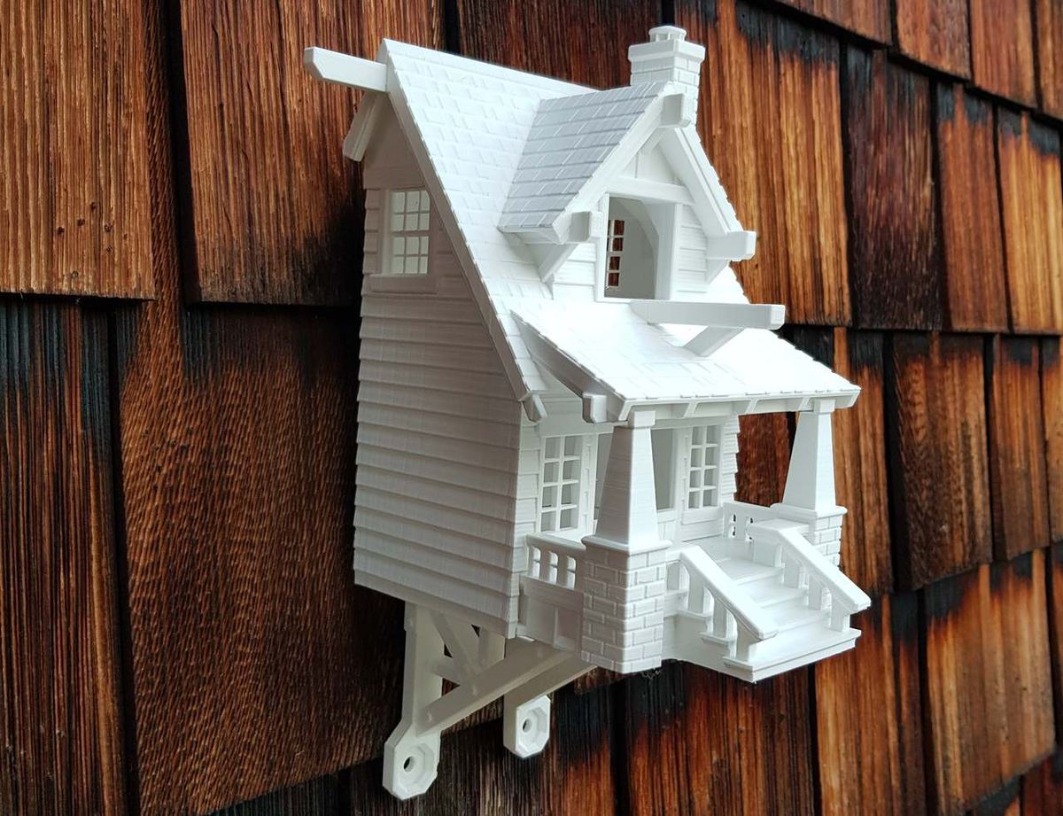 Interestingly, this lovely bungalow was printed in 