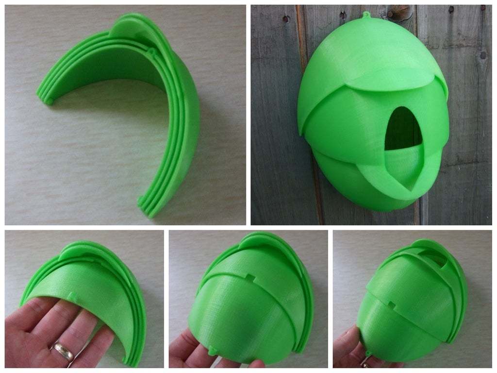 This print-in-place birdhouse design is simple and innovative
