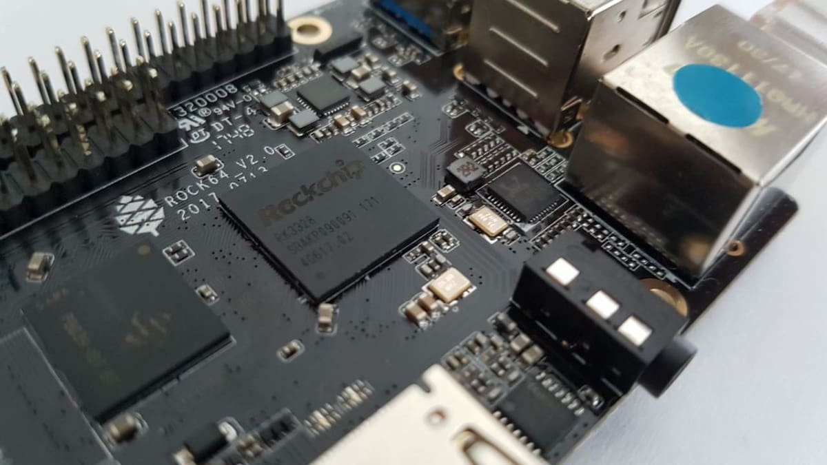 The Rock64 has a quad-core processor