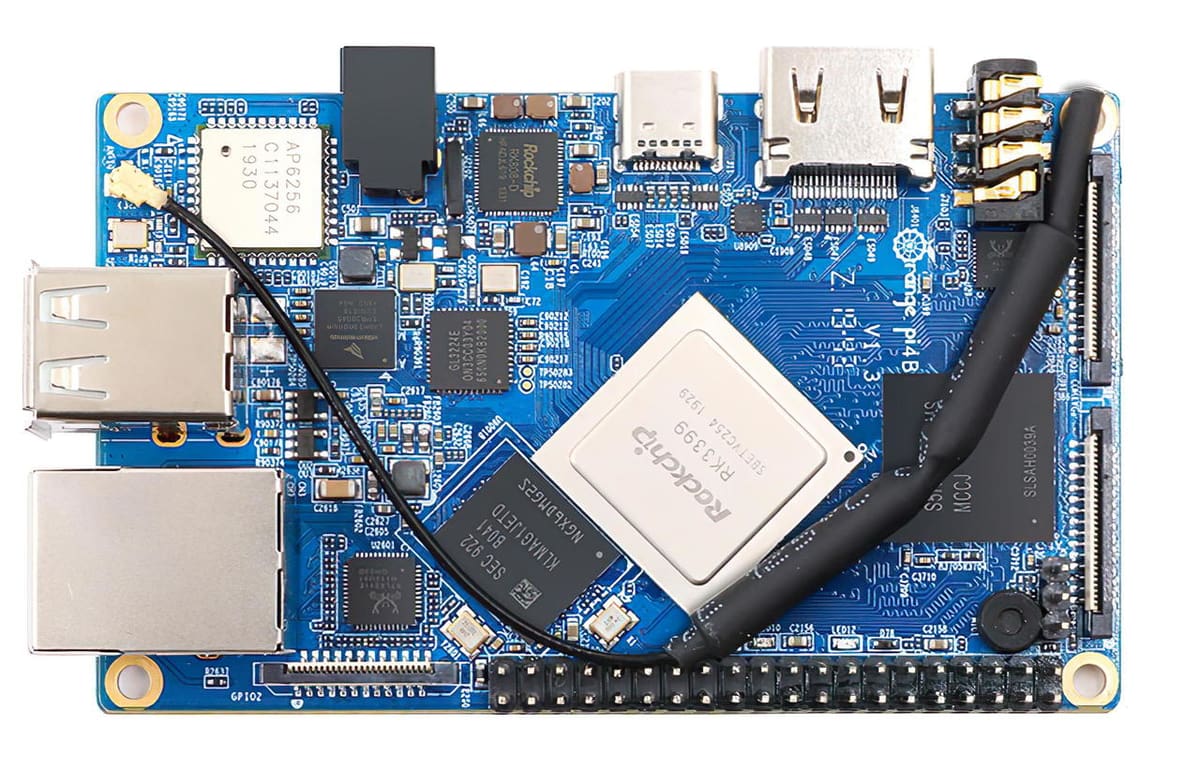 The Orange Pi 4B has a clever difference