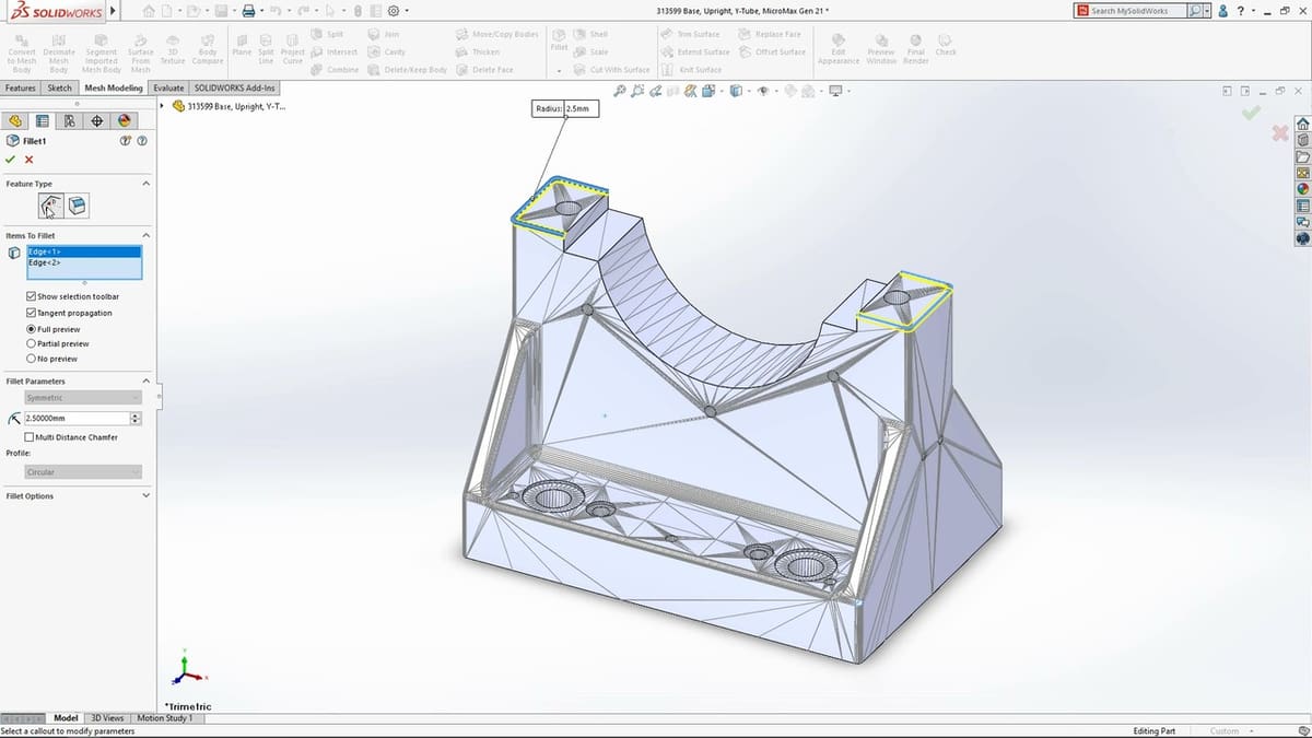 3D scanned meshes are instantly created in the Premium and above versions