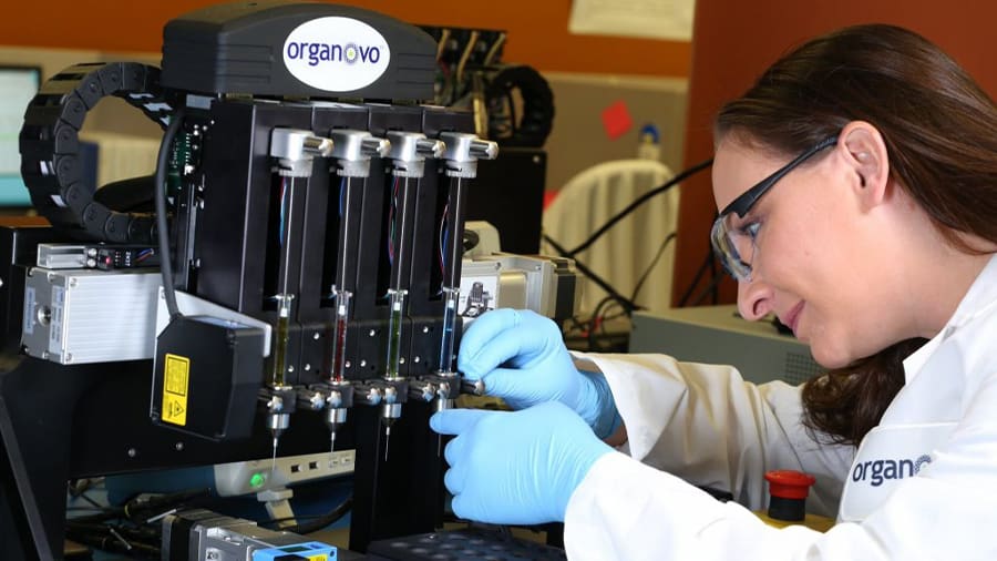 Organovo's 3D bioprinter is capable of producing liver tissue patches
