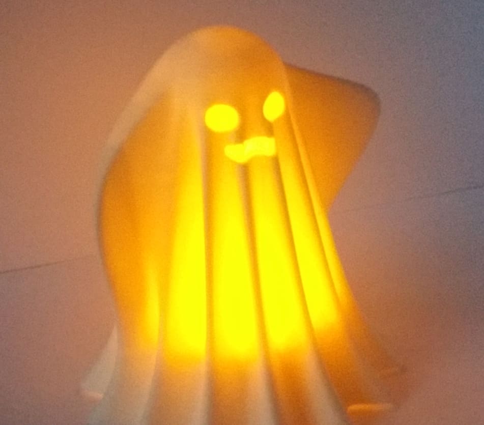 A cute glowing ghost!