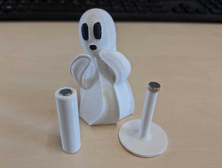 This floating ghost is super simple to put together