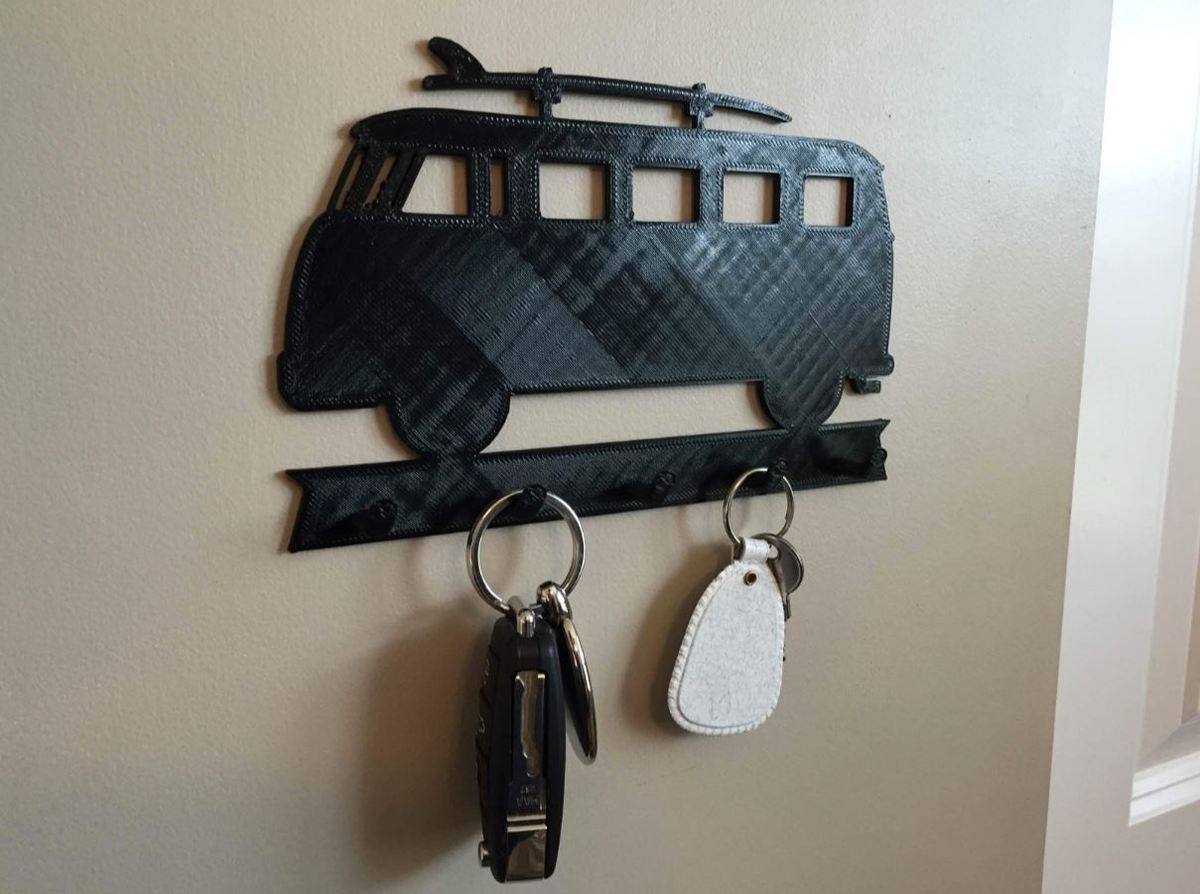 A car-themed key rack for your car keys