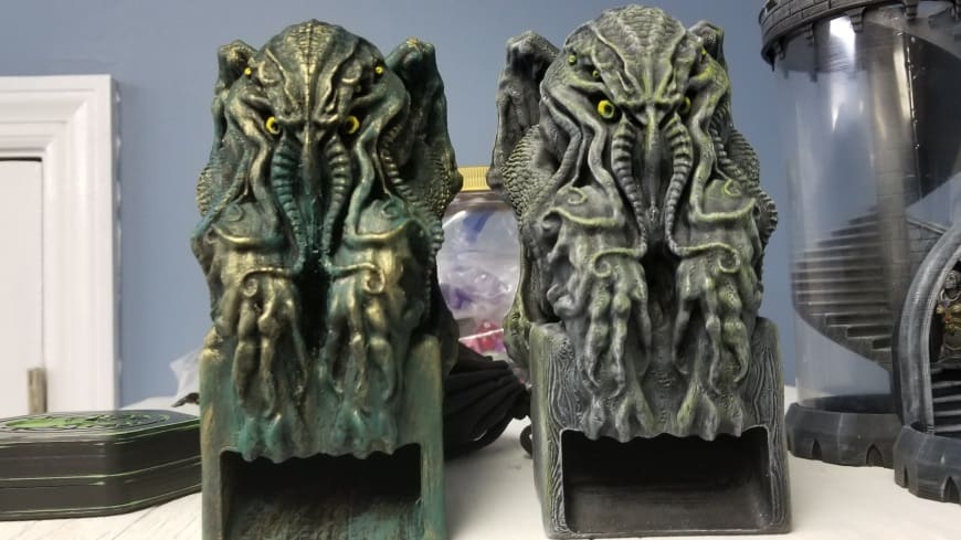 These have been printed without dice trays