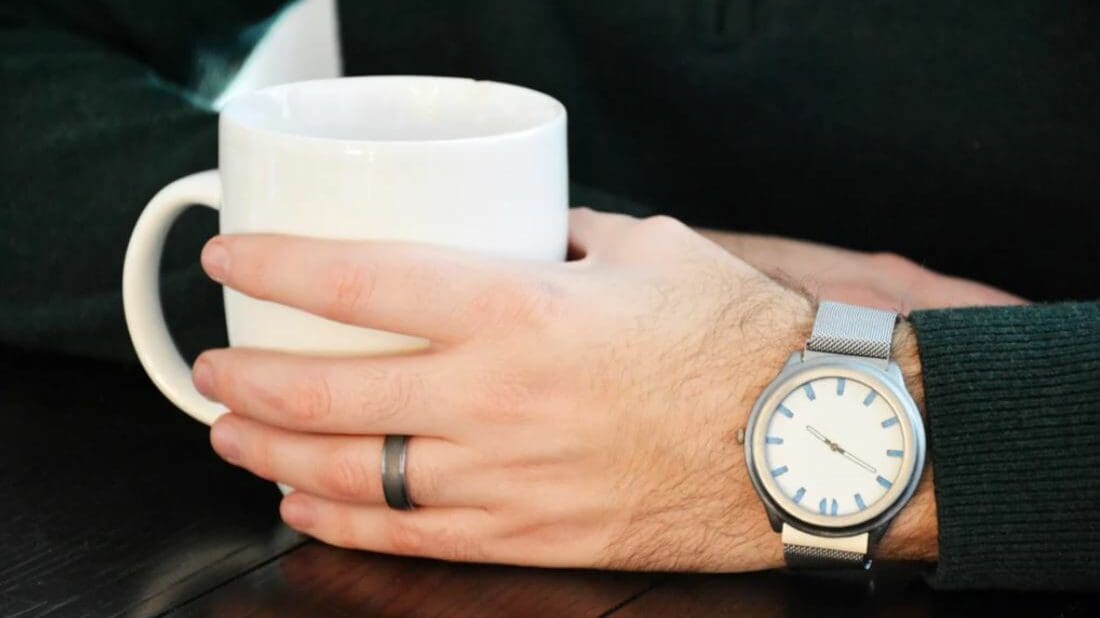 This watch design is clean, professional, and stylish