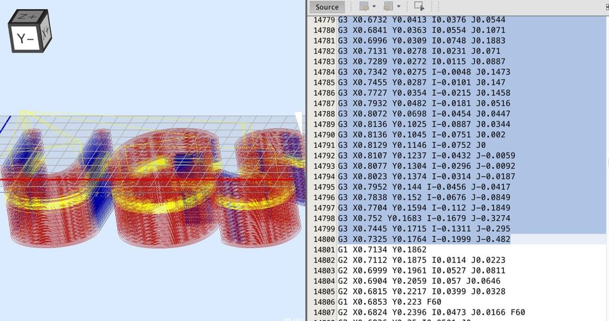 G-code is just one of 26 alphabetical command types in RS-274