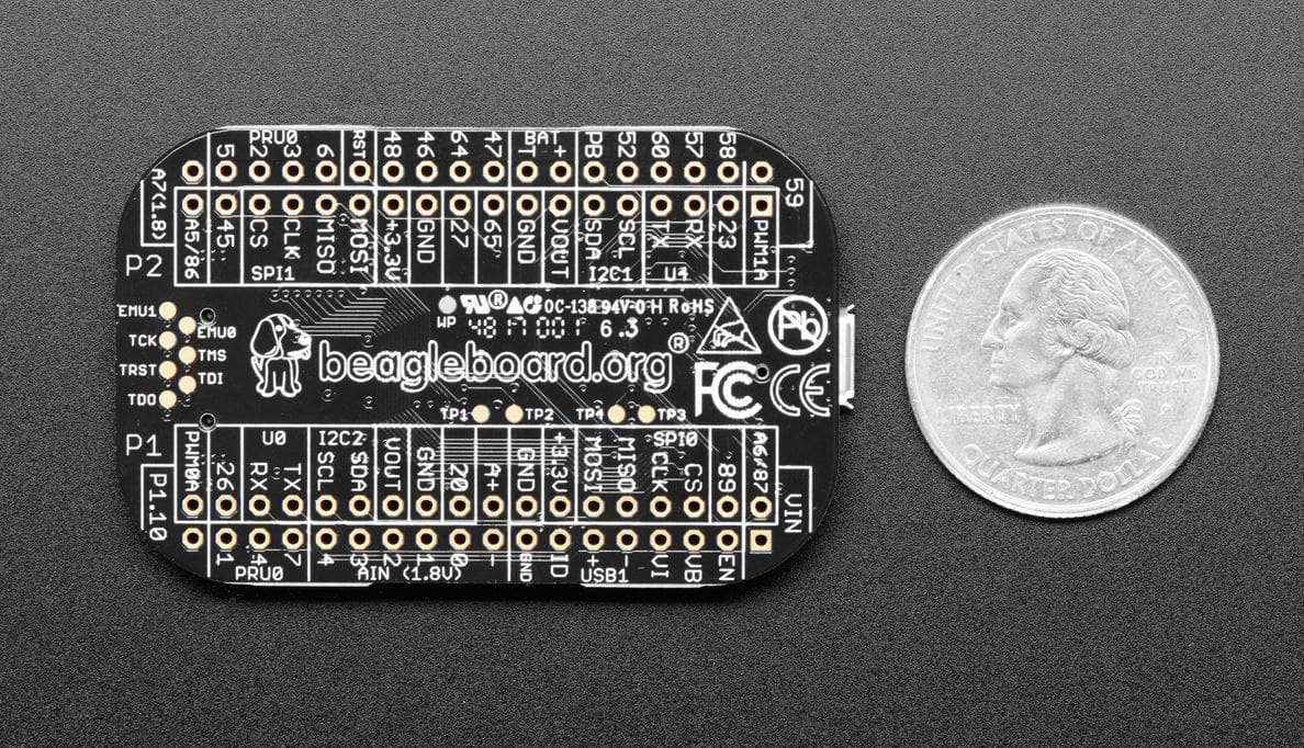 The PocketBeagle has 512 MB of DDR3 memory