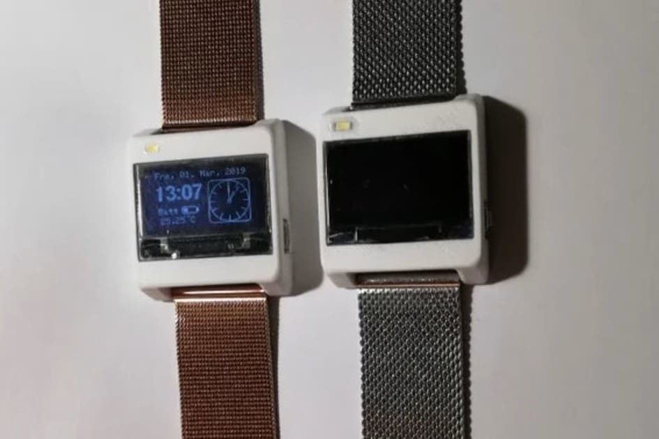 This watch has a battery life of two years