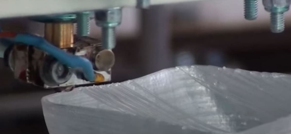 PMMA filament warps when printed