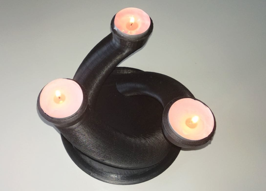 Try printing this model with no supports