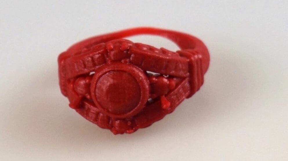 A detailed gem stone that is easy to print
