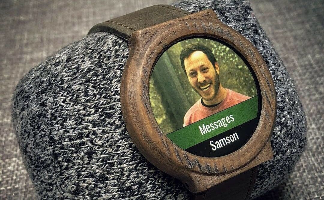 A smartwatch as good as any name brand one, and partially 3D printed!