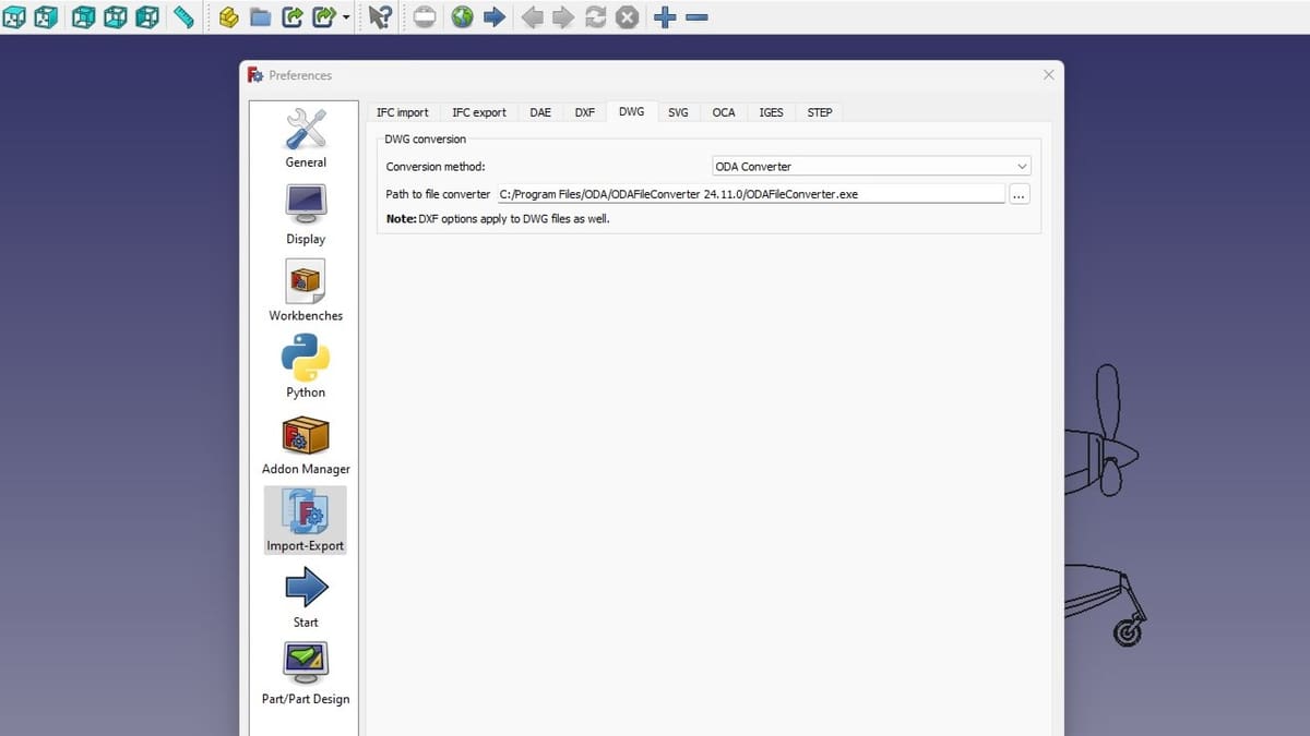 Image of: 1. Option 1: ODA File Converter