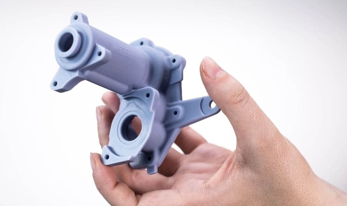 An example of a precise and smooth part made on a UV 3D printer