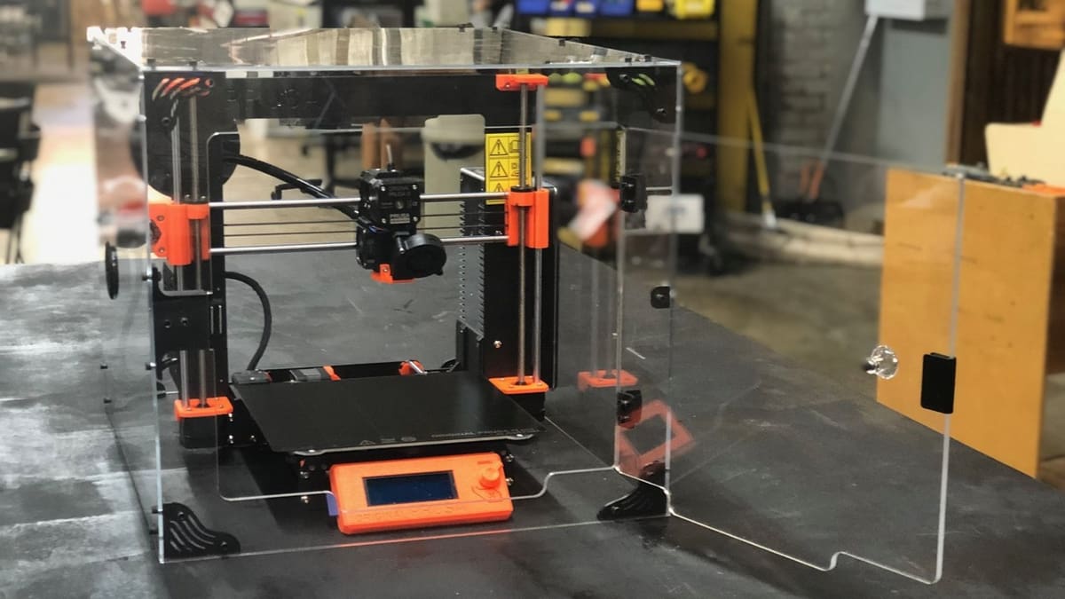 Acrylic enclosures are completely clear for all-around visibility