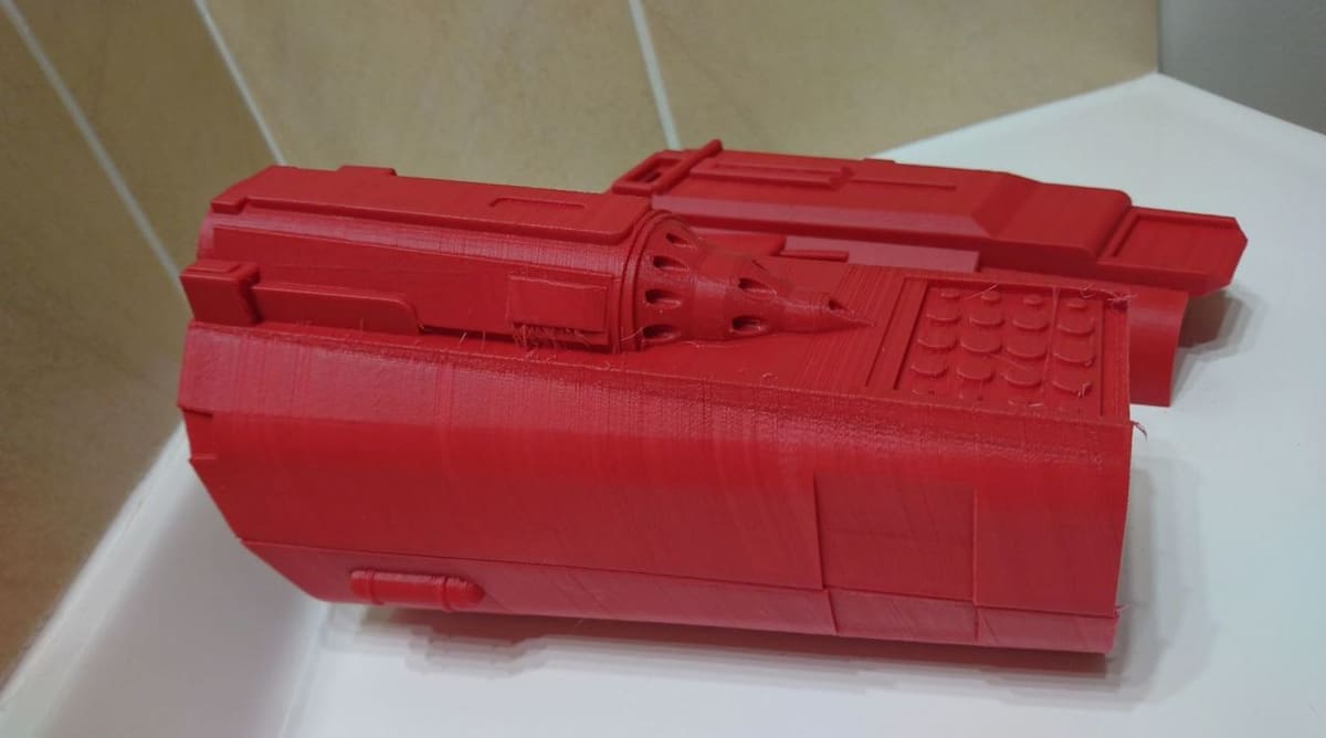 This gauntlet weapon was designed using pictures from the show