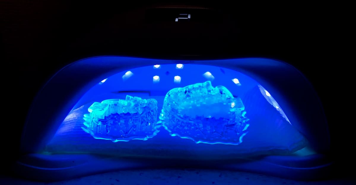 Post-curing your parts is a critical step in the cleaning process