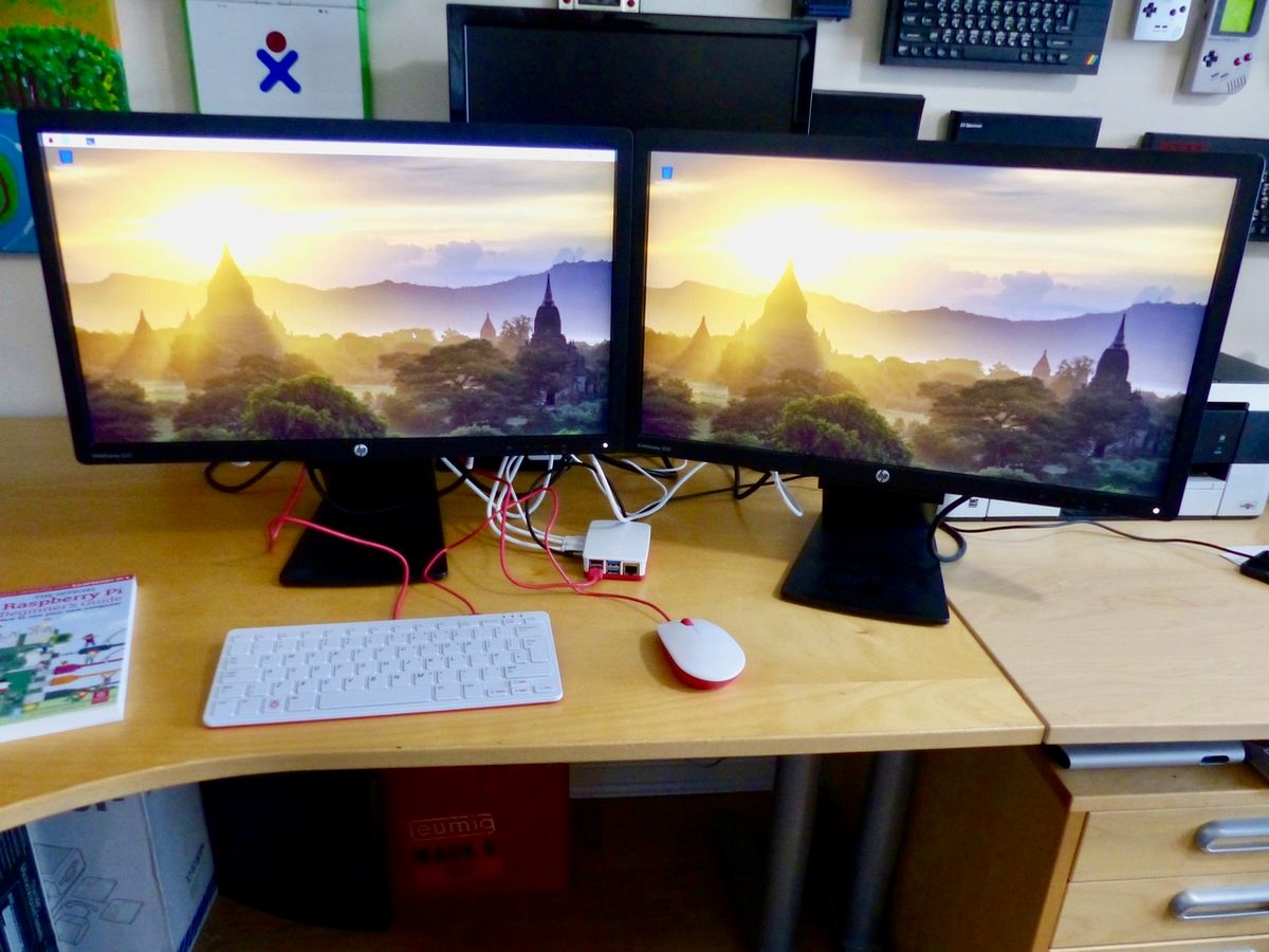 Raspberry Pi 4 boasts dual-screen functionality