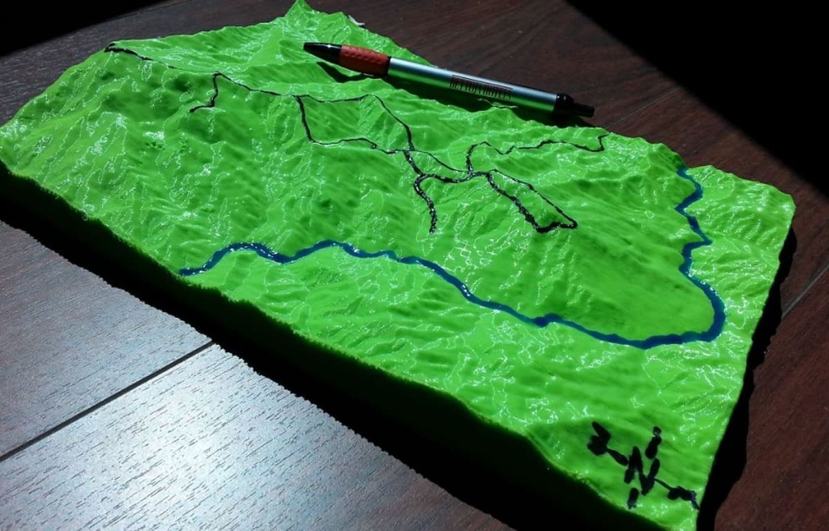 Mapping out a terrain can be easy with 3D scanners and printers