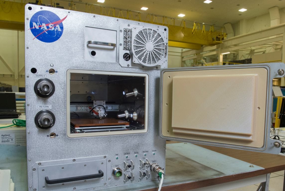 NASA uses 3D printers in space