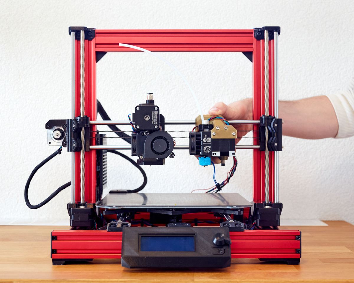 A finished Prusa Bear upgrade