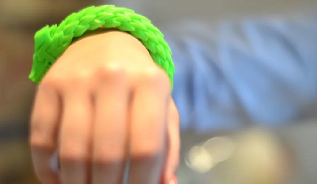 This bracelet honors the god and mythical creature Quetzalcoatl