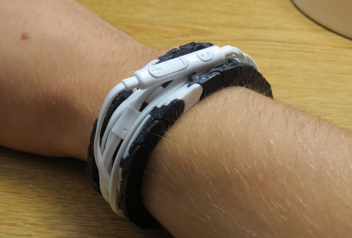 Finally you can have your headphones on hand without them being tangled up