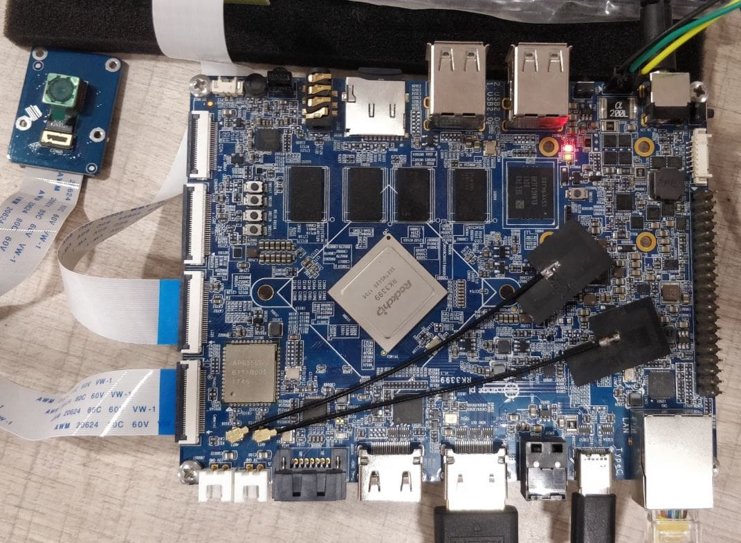 The Orange Pi RK3399 has a 64-bit ARM