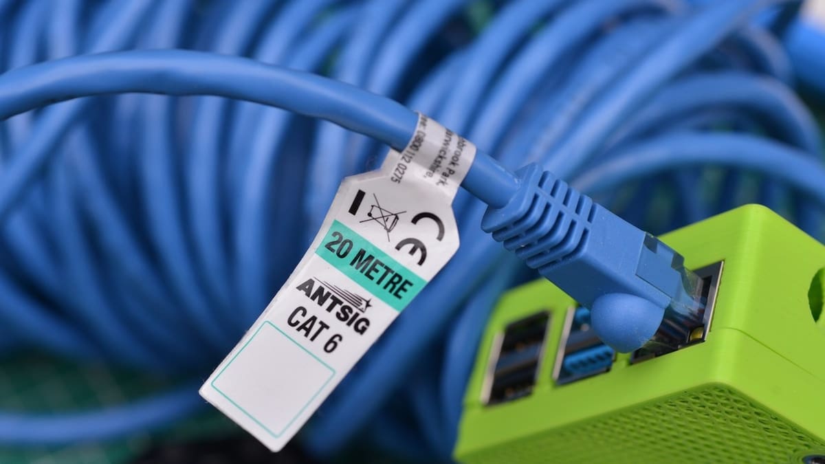 A certified Cat 6 cable can be color coded