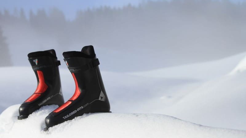 A ski boot designed and 3D printed just for you