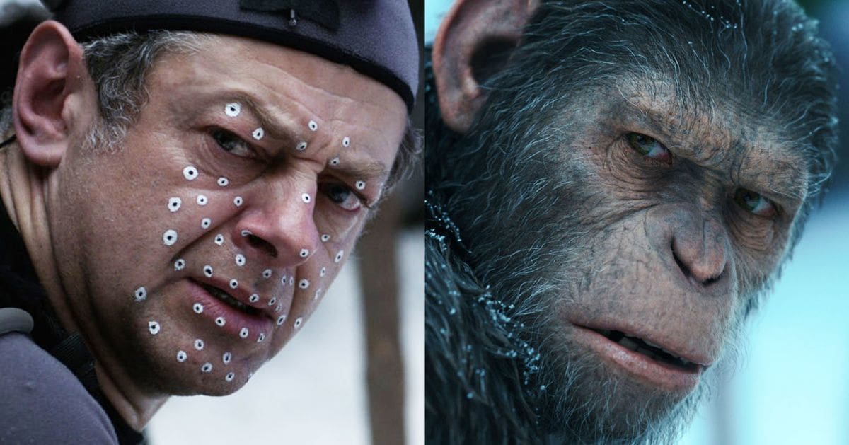 Perhaps the undisputed king of mocap acting, Andy Serkis displays concern as Caesar in Rise of the Planet of the Apes (2011)