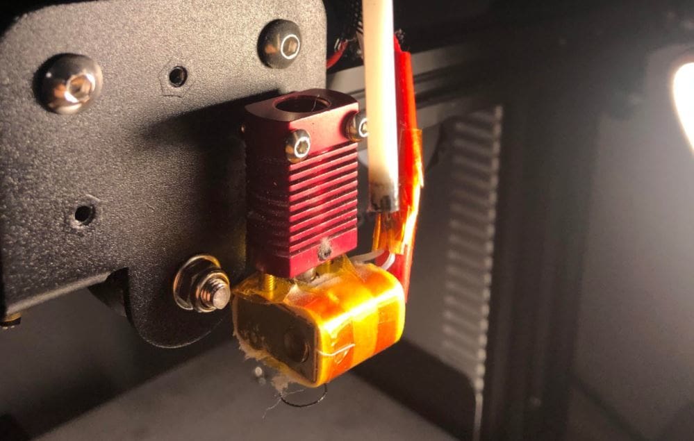 Using too high of a temperature can cause heat creep